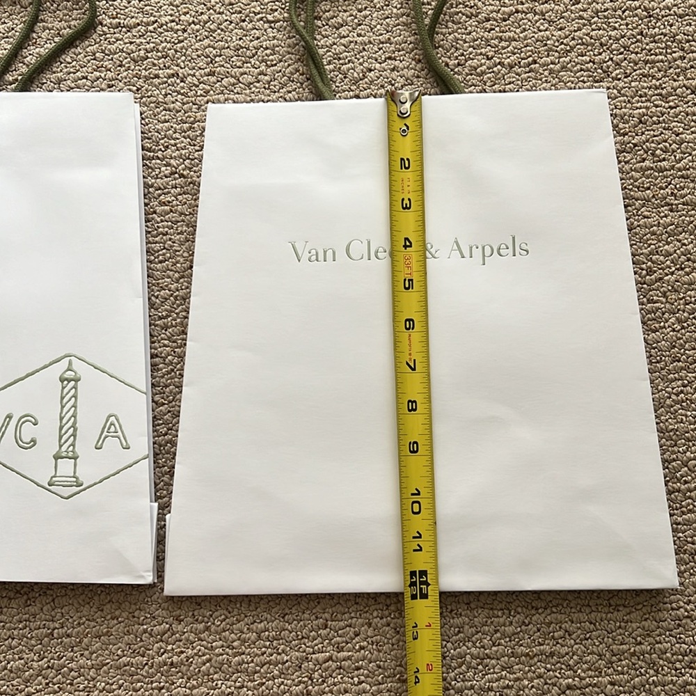 Set of 2 - VCA Van Cleef & Arpels shopping bag - Picture 8 of 12